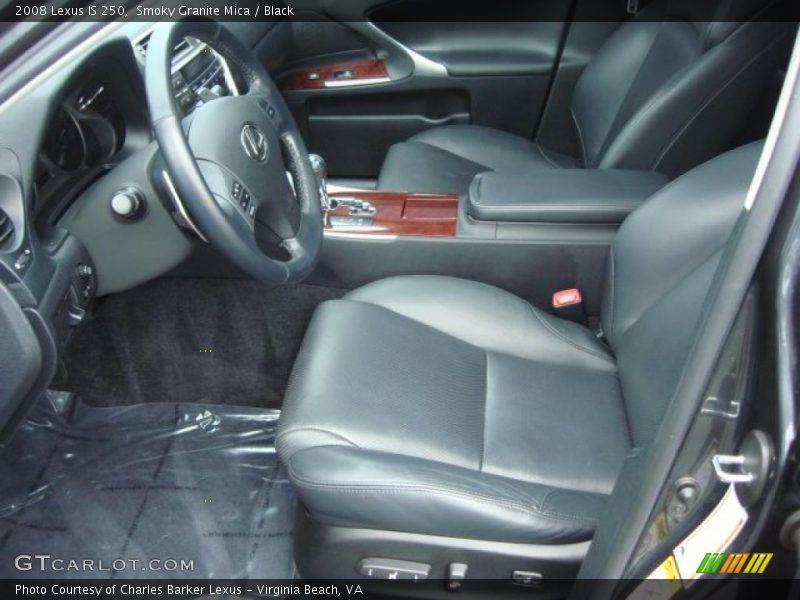  2008 IS 250 Black Interior