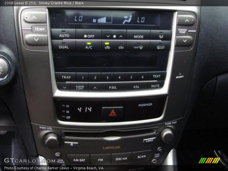 Smoky Granite Mica / Black 2008 Lexus IS 250