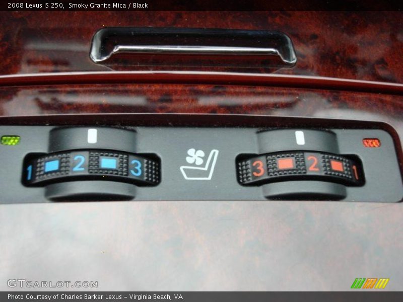 Smoky Granite Mica / Black 2008 Lexus IS 250