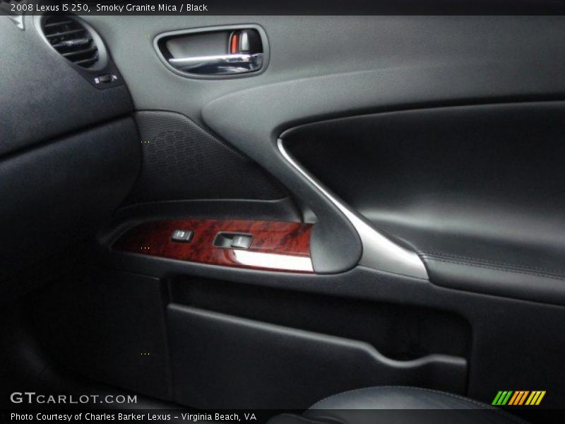 Smoky Granite Mica / Black 2008 Lexus IS 250