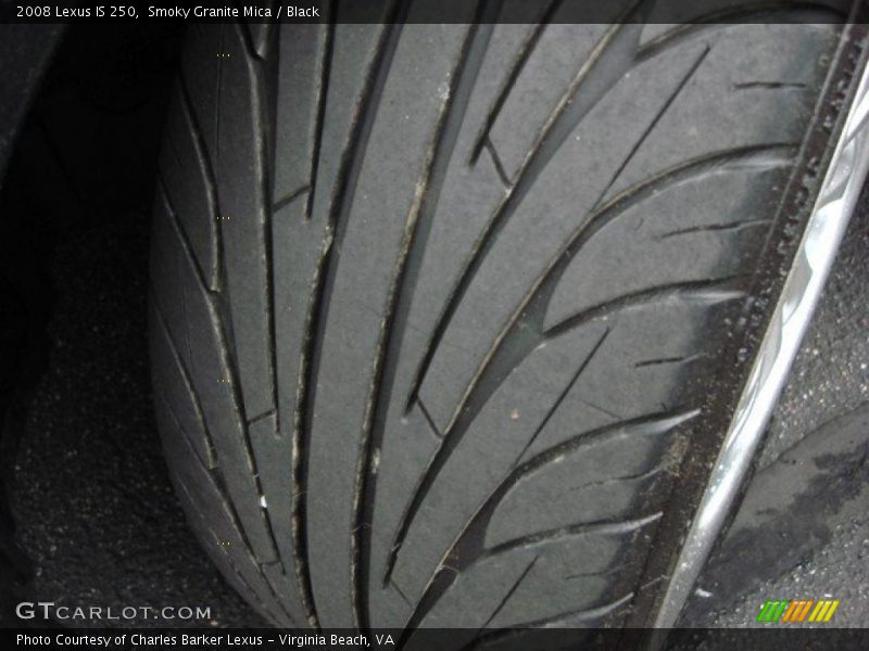 Smoky Granite Mica / Black 2008 Lexus IS 250