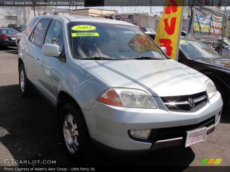 Havasu Blue Metallic / Ebony 2002 Acura MDX