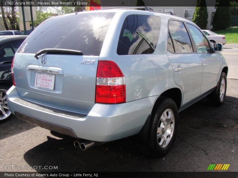 Havasu Blue Metallic / Ebony 2002 Acura MDX