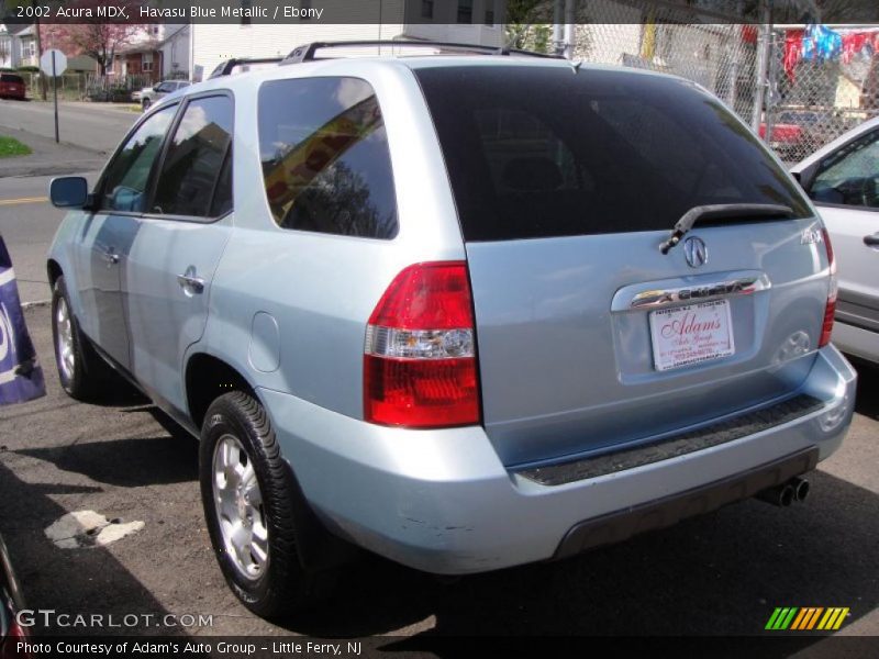 Havasu Blue Metallic / Ebony 2002 Acura MDX