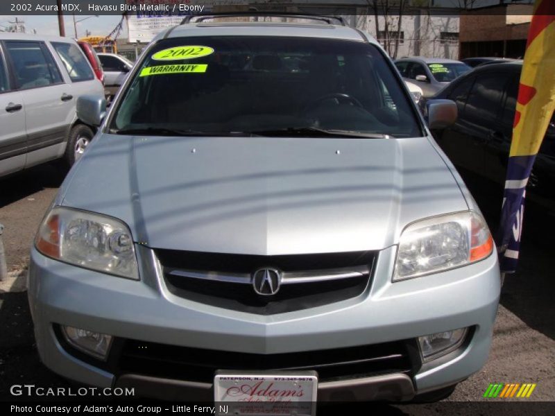 Havasu Blue Metallic / Ebony 2002 Acura MDX