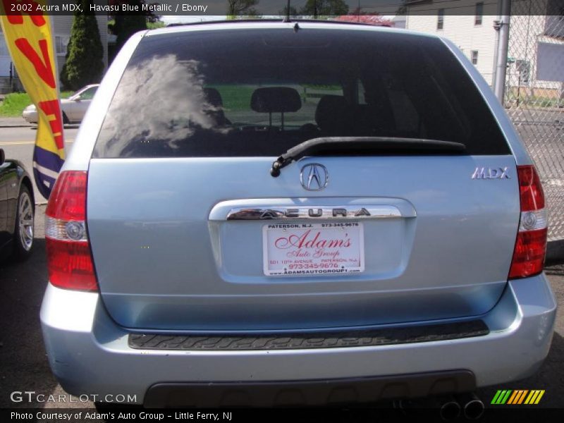 Havasu Blue Metallic / Ebony 2002 Acura MDX