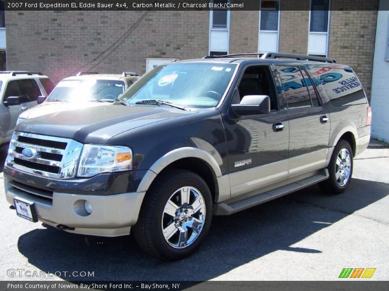 Carbon Metallic / Charcoal Black/Camel 2007 Ford Expedition EL Eddie Bauer 4x4