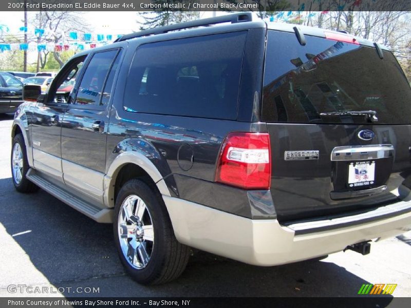 Carbon Metallic / Charcoal Black/Camel 2007 Ford Expedition EL Eddie Bauer 4x4