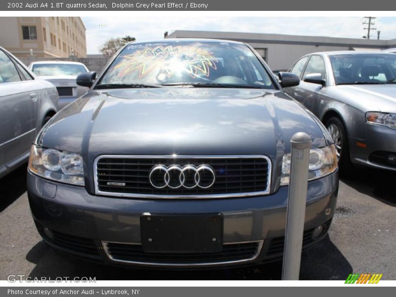 Dolphin Grey Pearl Effect / Ebony 2002 Audi A4 1.8T quattro Sedan