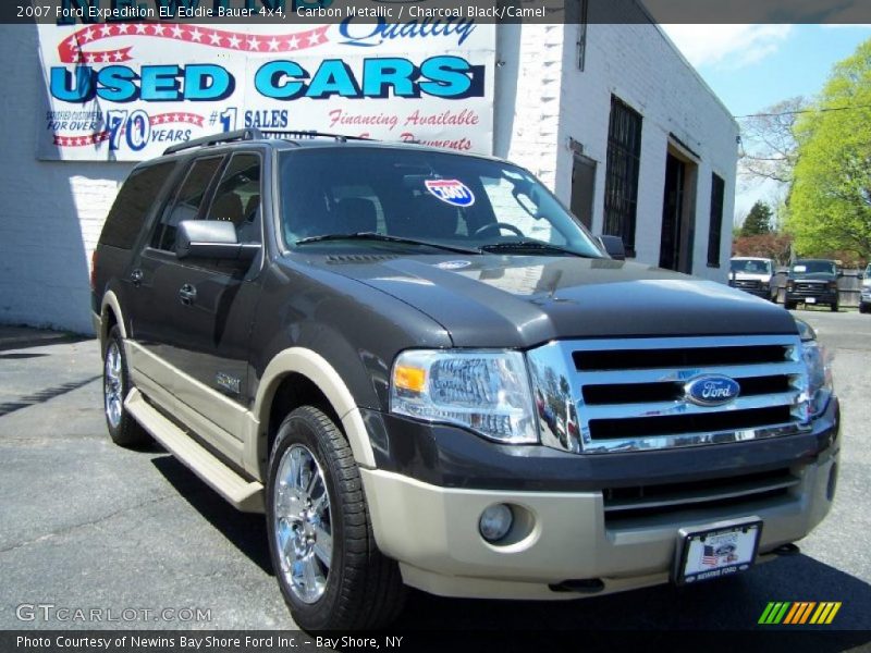 Carbon Metallic / Charcoal Black/Camel 2007 Ford Expedition EL Eddie Bauer 4x4