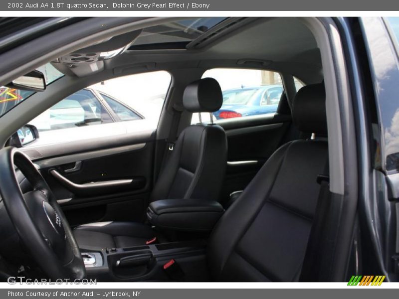 Dolphin Grey Pearl Effect / Ebony 2002 Audi A4 1.8T quattro Sedan