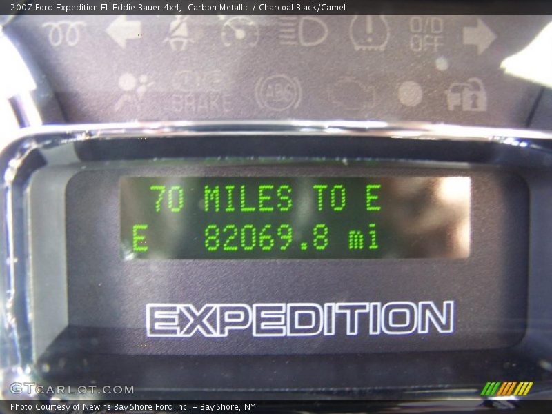 Carbon Metallic / Charcoal Black/Camel 2007 Ford Expedition EL Eddie Bauer 4x4