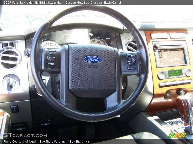 Carbon Metallic / Charcoal Black/Camel 2007 Ford Expedition EL Eddie Bauer 4x4