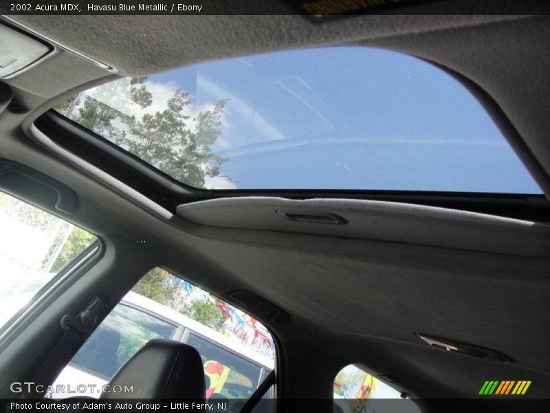 Havasu Blue Metallic / Ebony 2002 Acura MDX