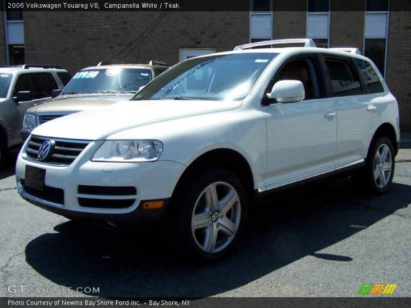 Campanella White / Teak 2006 Volkswagen Touareg V8