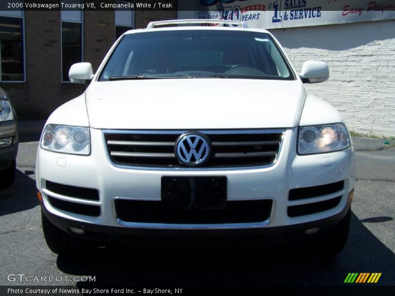 Campanella White / Teak 2006 Volkswagen Touareg V8