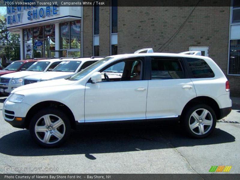 Campanella White / Teak 2006 Volkswagen Touareg V8
