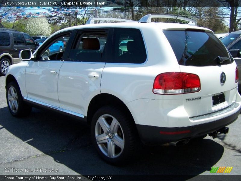 Campanella White / Teak 2006 Volkswagen Touareg V8