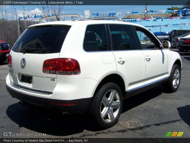 Campanella White / Teak 2006 Volkswagen Touareg V8