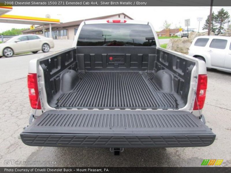 Silver Birch Metallic / Ebony 2008 Chevrolet Silverado 1500 Z71 Extended Cab 4x4