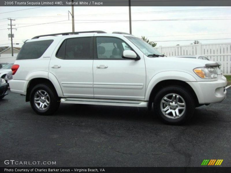 Natural White / Taupe 2006 Toyota Sequoia Limited 4WD