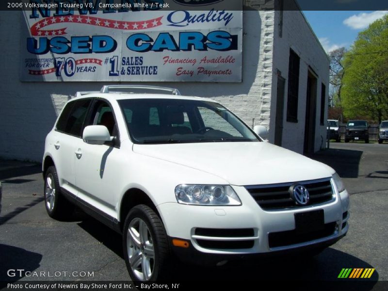 Campanella White / Teak 2006 Volkswagen Touareg V8