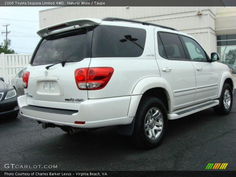 Natural White / Taupe 2006 Toyota Sequoia Limited 4WD