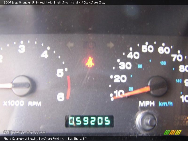 Bright Silver Metallic / Dark Slate Gray 2006 Jeep Wrangler Unlimited 4x4