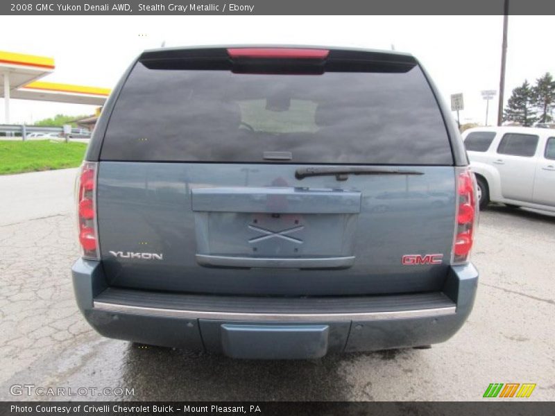 Stealth Gray Metallic / Ebony 2008 GMC Yukon Denali AWD