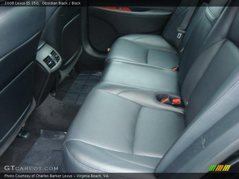 Obsidian Black / Black 2008 Lexus ES 350