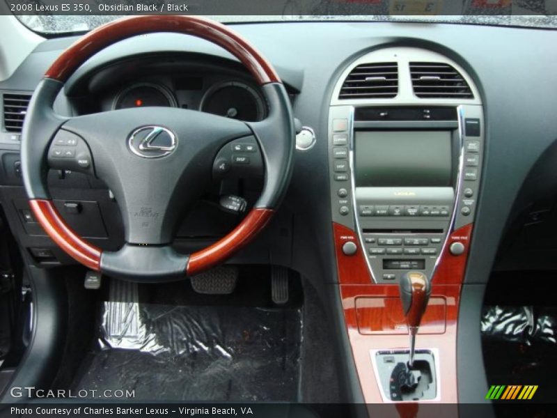Obsidian Black / Black 2008 Lexus ES 350