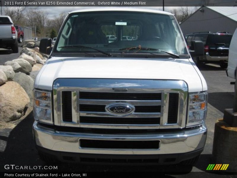 Oxford White / Medium Flint 2011 Ford E Series Van E250 Extended Commercial