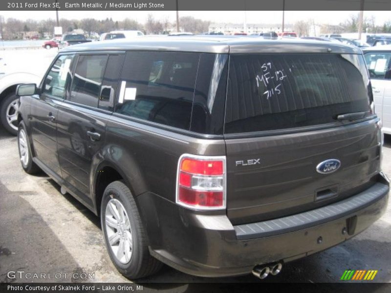 Earth Metallic / Medium Light Stone 2011 Ford Flex SE