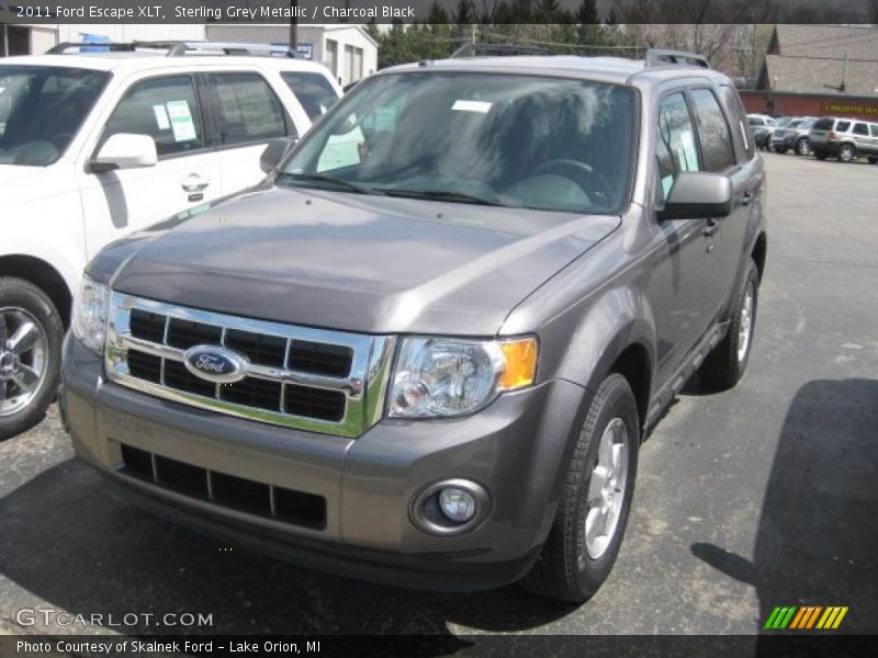 Sterling Grey Metallic / Charcoal Black 2011 Ford Escape XLT