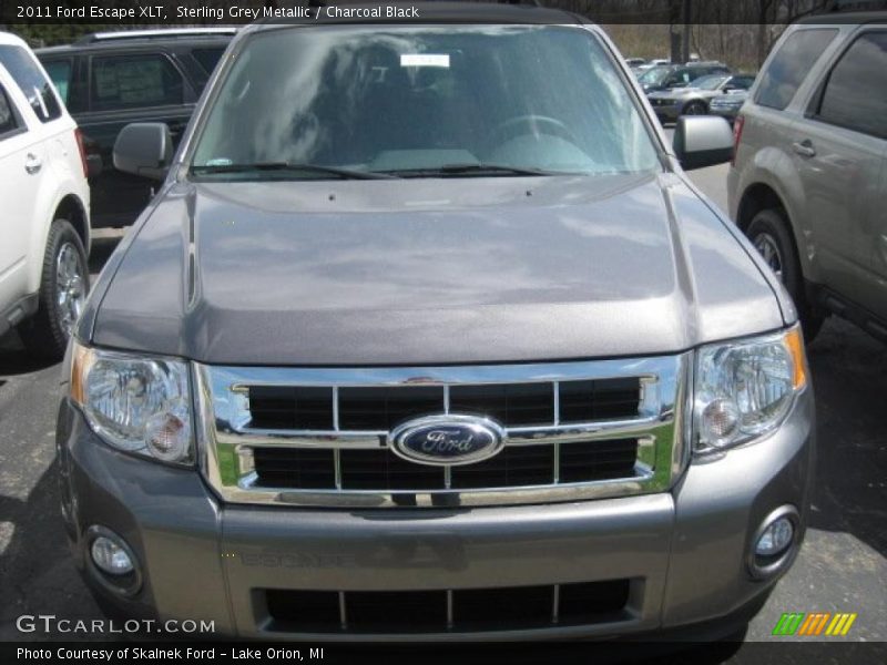 Sterling Grey Metallic / Charcoal Black 2011 Ford Escape XLT