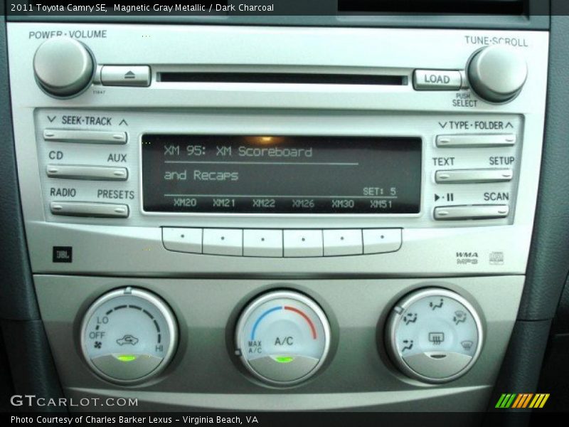 Magnetic Gray Metallic / Dark Charcoal 2011 Toyota Camry SE