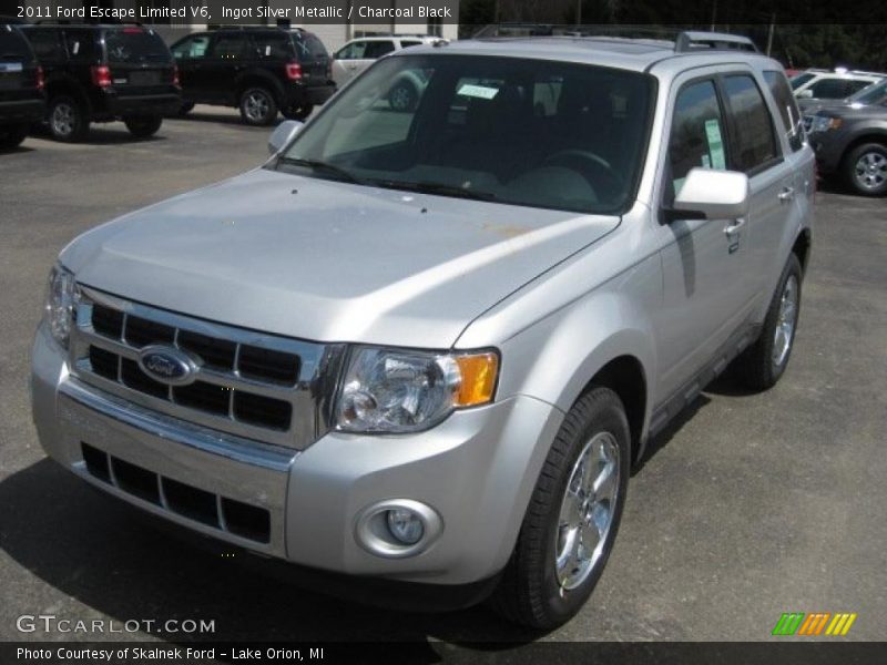 Ingot Silver Metallic / Charcoal Black 2011 Ford Escape Limited V6