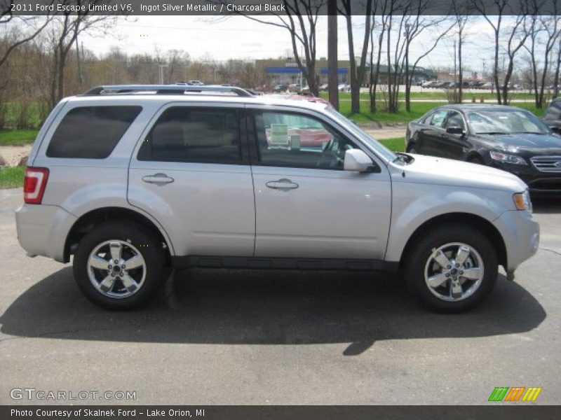 Ingot Silver Metallic / Charcoal Black 2011 Ford Escape Limited V6