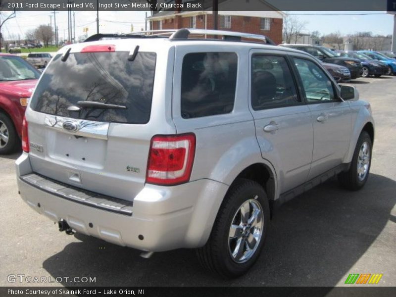 Ingot Silver Metallic / Charcoal Black 2011 Ford Escape Limited V6