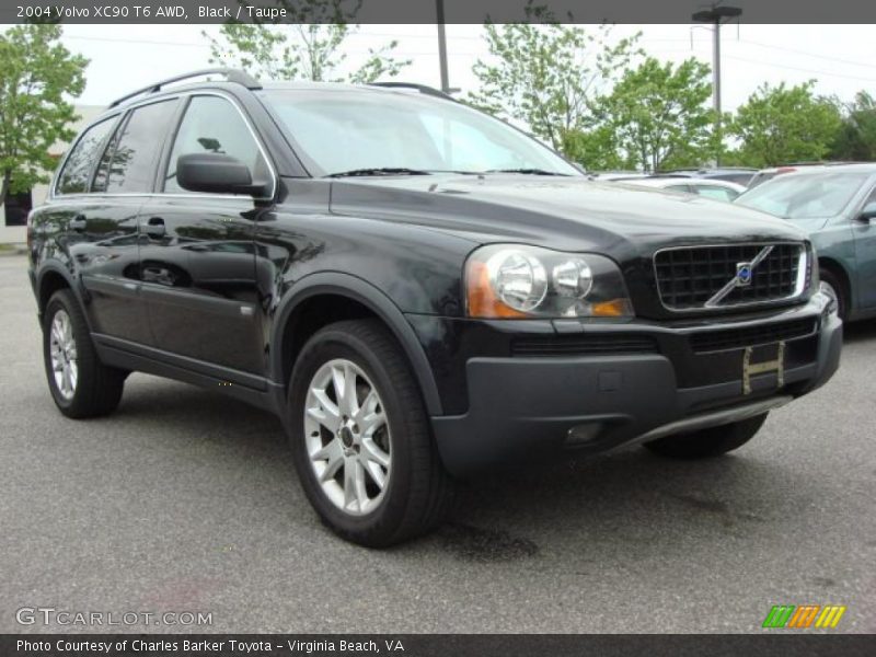 Black / Taupe 2004 Volvo XC90 T6 AWD