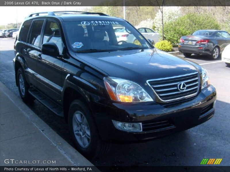 Black Onyx / Dark Gray 2006 Lexus GX 470