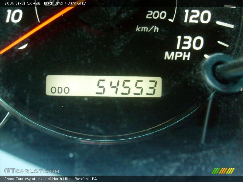 Black Onyx / Dark Gray 2006 Lexus GX 470
