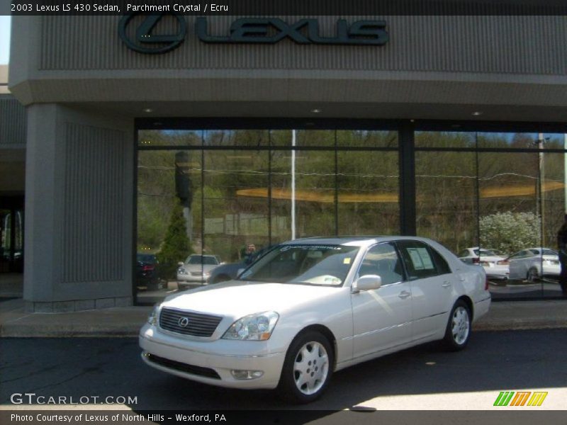 Parchment Crystal / Ecru 2003 Lexus LS 430 Sedan