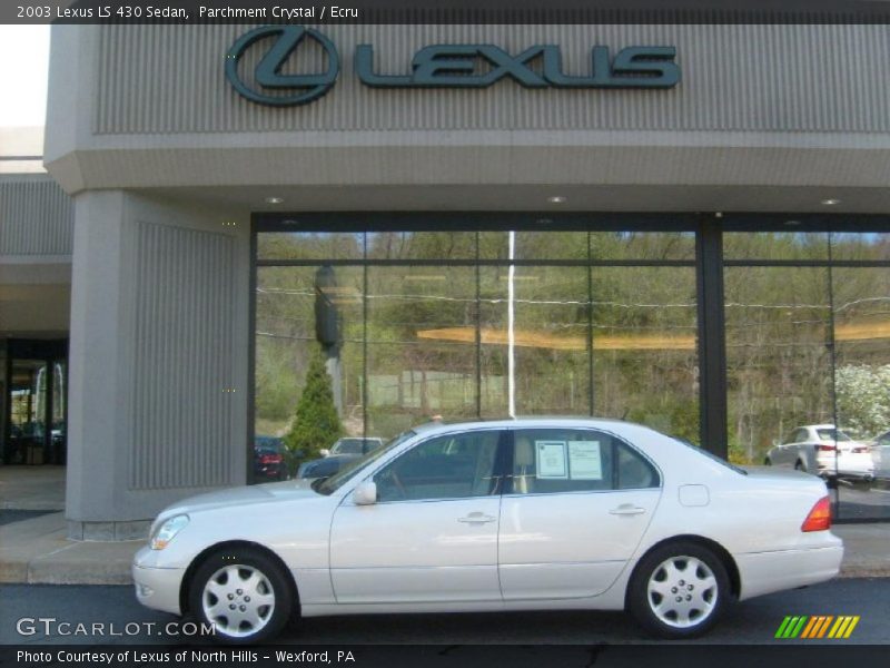 Parchment Crystal / Ecru 2003 Lexus LS 430 Sedan