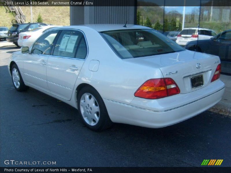 Parchment Crystal / Ecru 2003 Lexus LS 430 Sedan