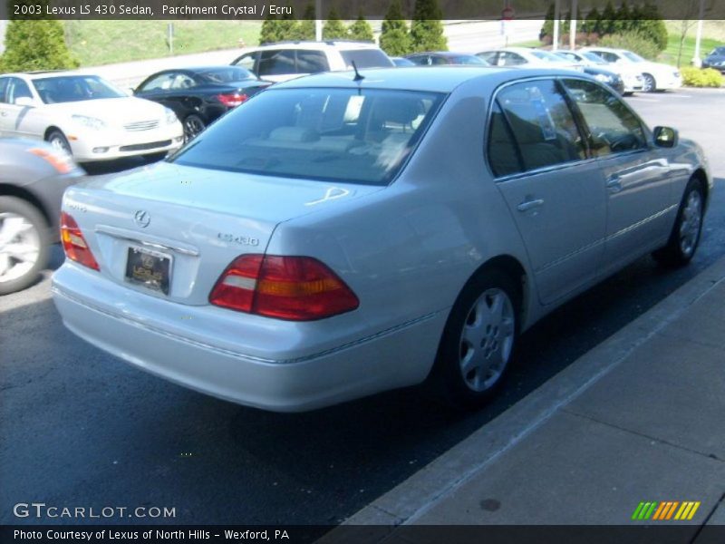 Parchment Crystal / Ecru 2003 Lexus LS 430 Sedan