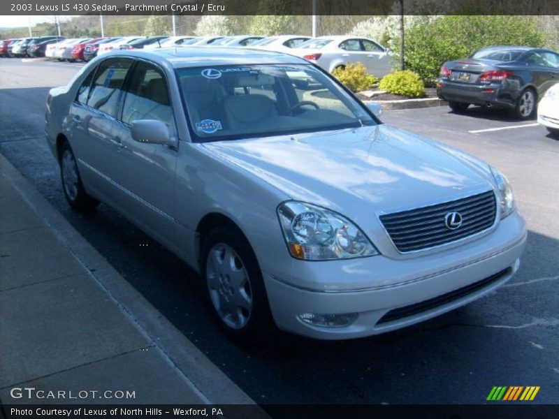 Parchment Crystal / Ecru 2003 Lexus LS 430 Sedan