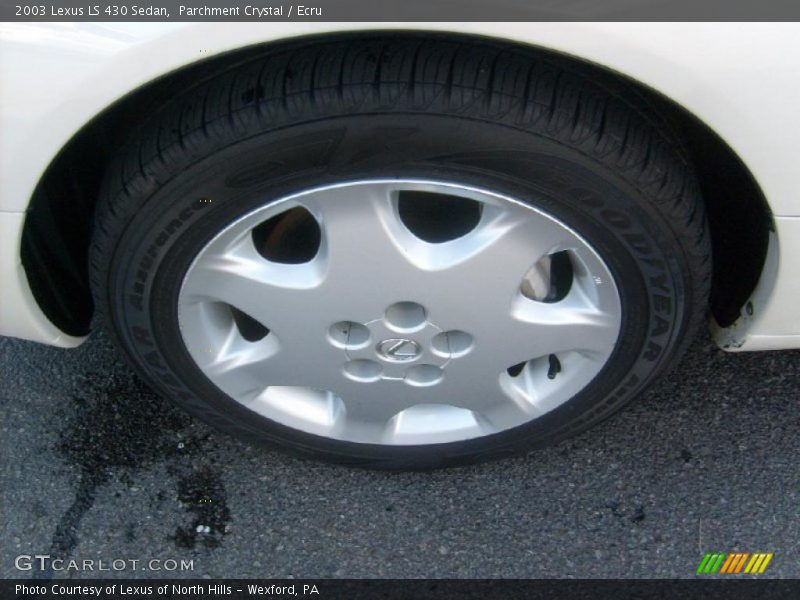 Parchment Crystal / Ecru 2003 Lexus LS 430 Sedan
