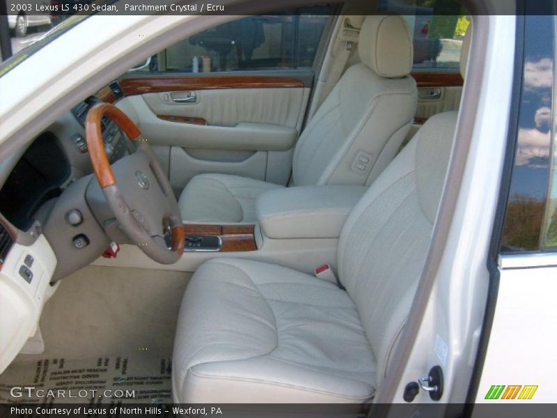 Parchment Crystal / Ecru 2003 Lexus LS 430 Sedan