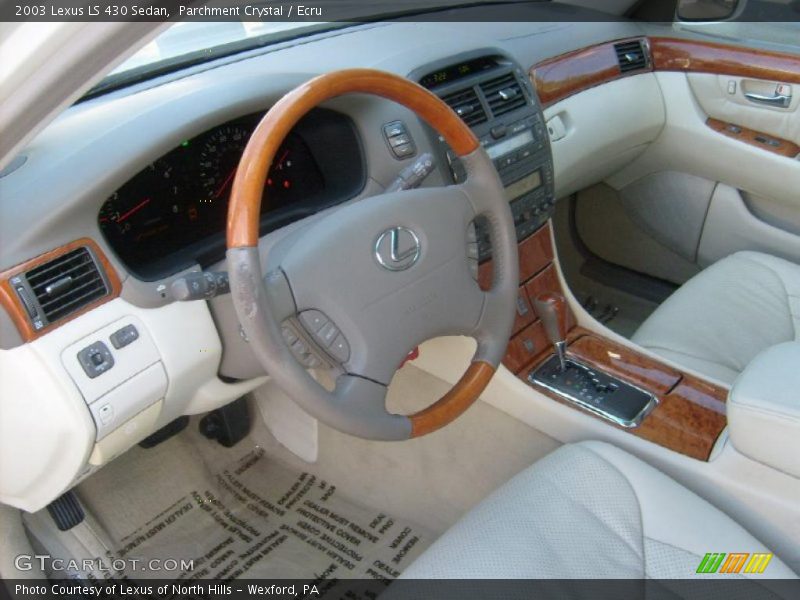 Parchment Crystal / Ecru 2003 Lexus LS 430 Sedan